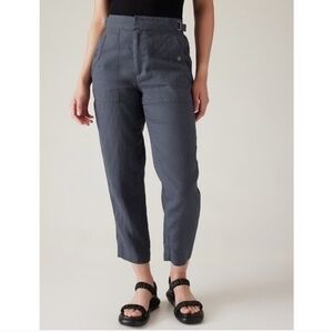 Athleta Linen Voyager Pants 8